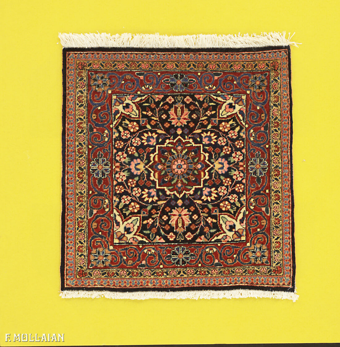 Alfombra Persa Antigua Kashan Dabir n°:89342344
